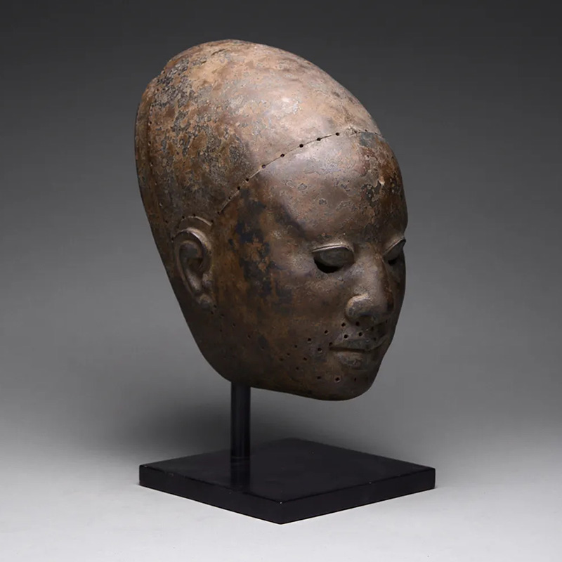 2 Ife bronze head 13th century ce 15th century ce