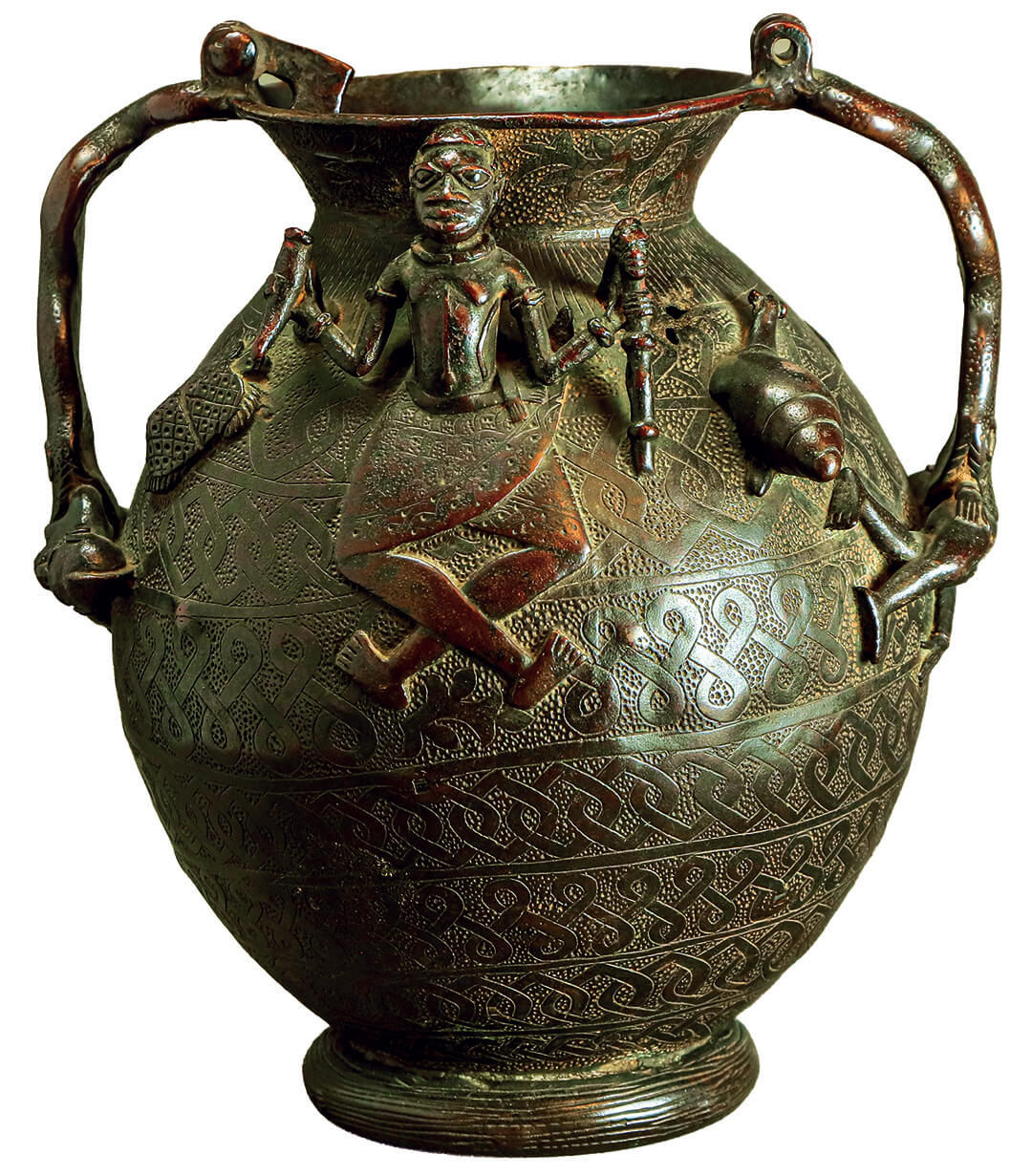 Benin Bronze Ritual Pot — 16th Century