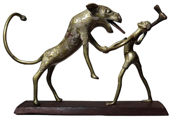 Bronze Figurine originating from the Kingdom of Dahomey