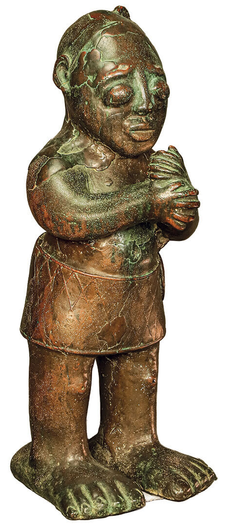 Bronze Figure from the Tada Corpus (Lower Niger Tradition)